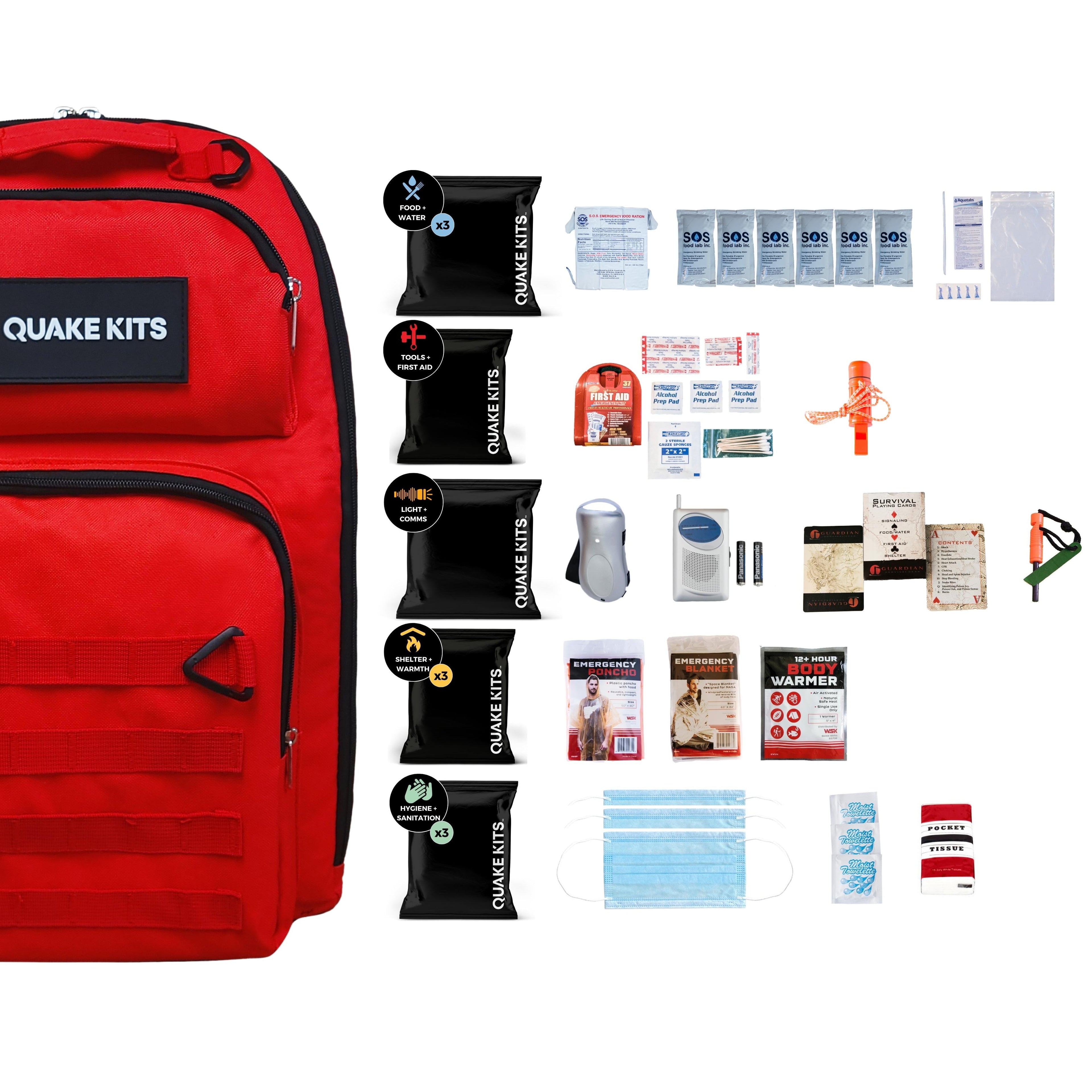 Prepared Survival Kit -  Emergency & Disaster Go Bag